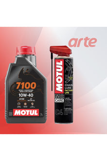 C4 C1 Zincir Yağlama Temizleme Spreyi 400ml 7100 10w 40 Motor Yağı 1l