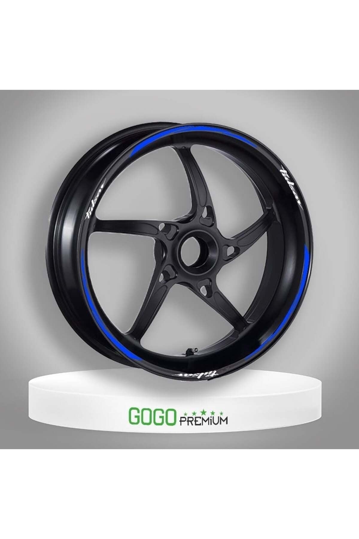 REFLEKTÖR MAVİ BAJAJ PULSAR UYUMLU JANT ŞERİDİ
