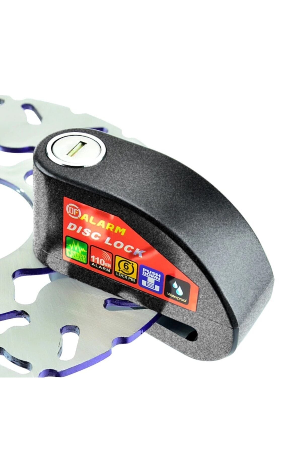 Motosiklet Alarmlı Disk Kilidi 110db Disk Kilit