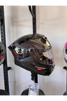 Thunder 4sv Luminence D1 Şefaf Vizörlü Kask Mat Renk - Iç Güneş Vizörlü