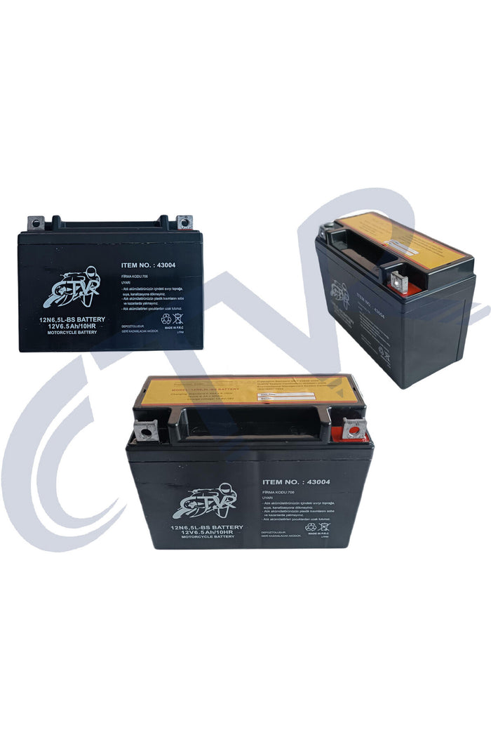 12n6.5l-bs 12v 6.5ah Cg Motorsiklet Aküsü