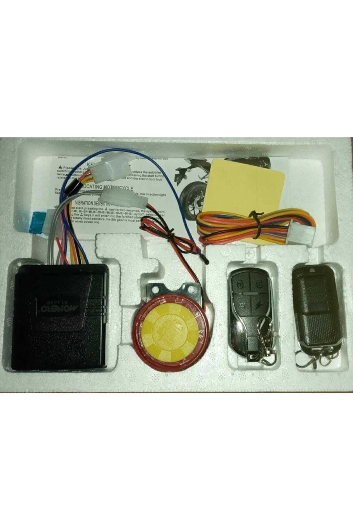 Motorsıklet Uzaktan Calıstırmalı Alarm Unichrome
