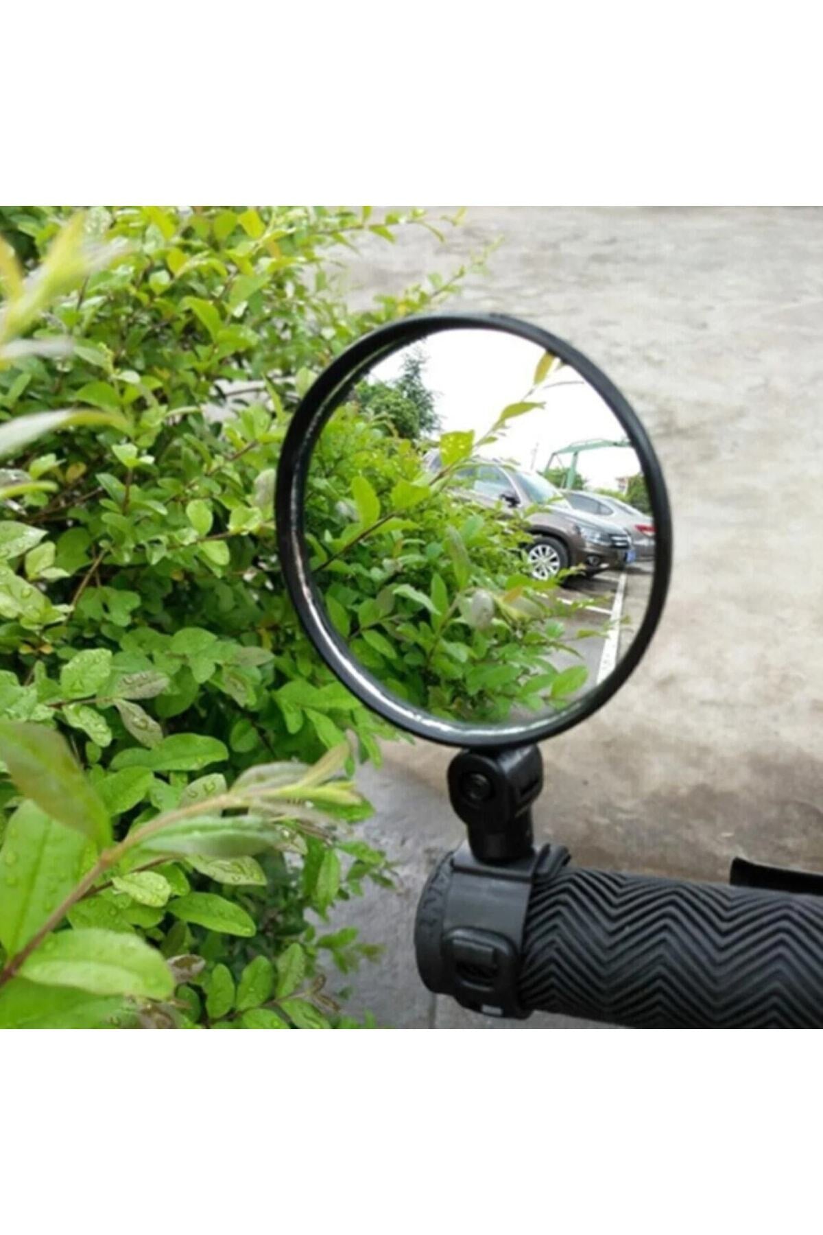 1 Adet Geniş Açı Bisiklet -scooter Gidon Aynası - Dikiz Aynası Bisiklet Aksesuarı Bisiklet Ayna