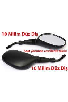 Scooter & Cup Ayna Takımı 10Mm Düz Diş A Kalite