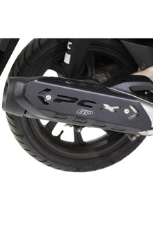 Honda PCX 125 / 150 2018-2025 Uyumlu Egzoz Koruma Kapağı Siyah