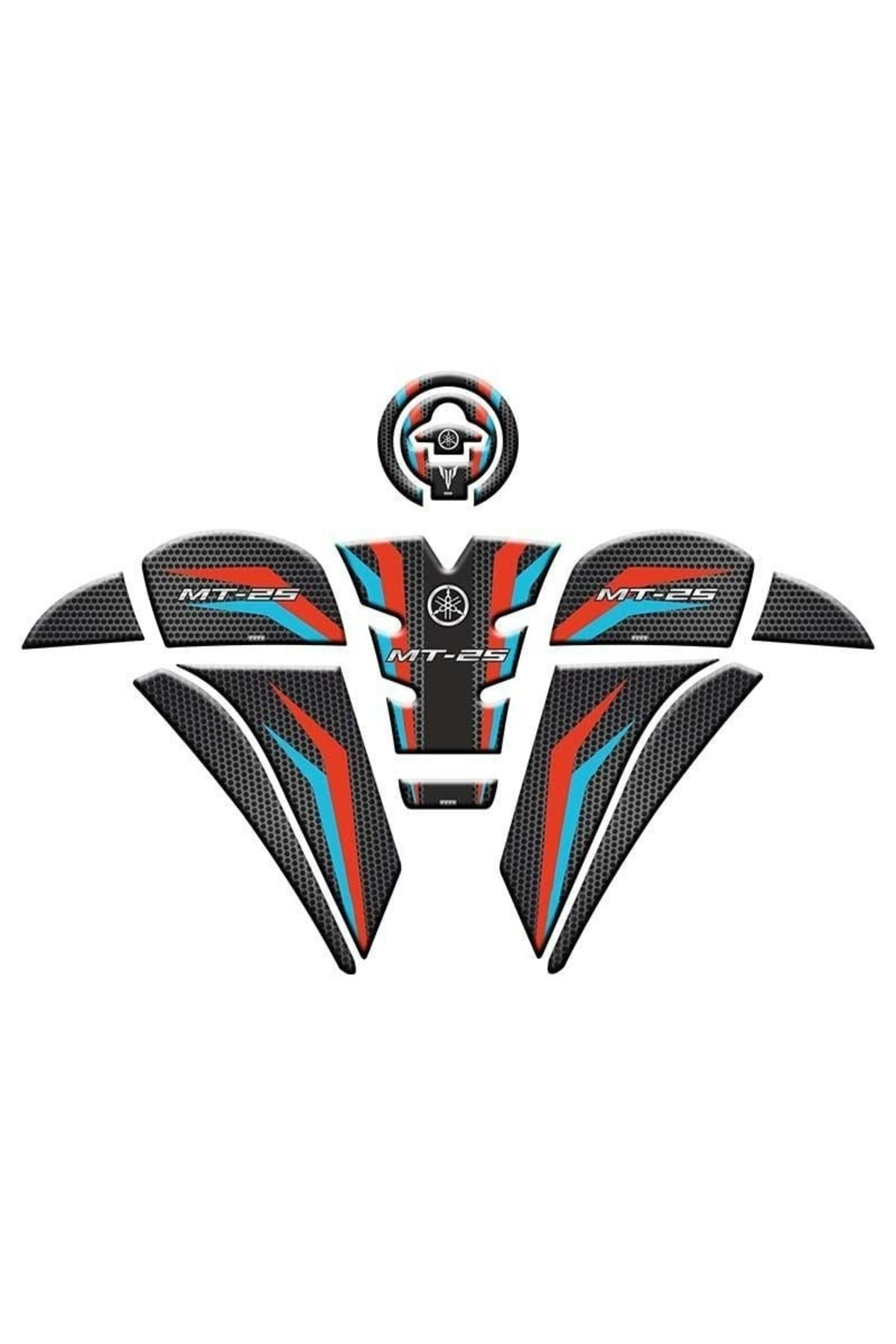 Yamaha MT25 (2020-2024) Tank Pad Set 010