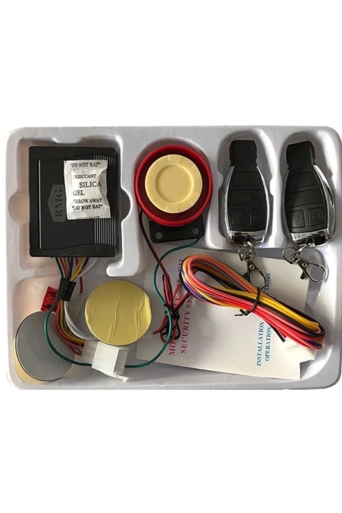 Motosiklet Alarm Uzaktan Kumanda Ile Çalıştırma 125db