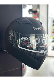 LS5 Kapalı Kask Güneş Gözlüklü Kask Siyah